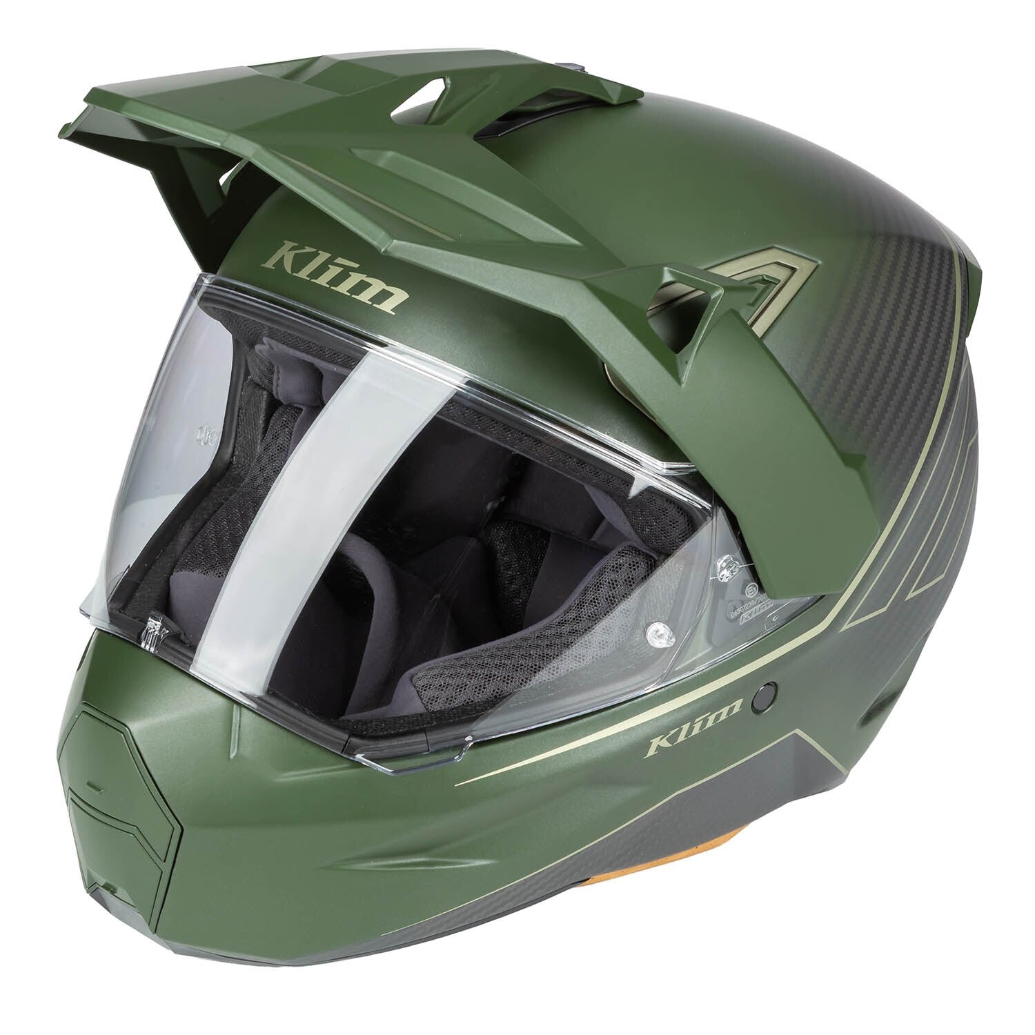 Klim X1 Alpha Helm ECE/DOT Quanta Matte Rifle Green - Oil Green