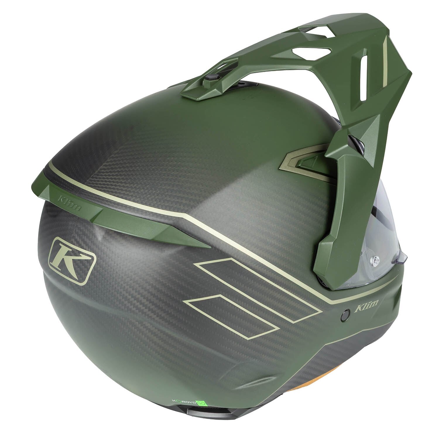 Klim X1 Alpha Helm ECE/DOT Quanta Matte Rifle Green - Oil Green
