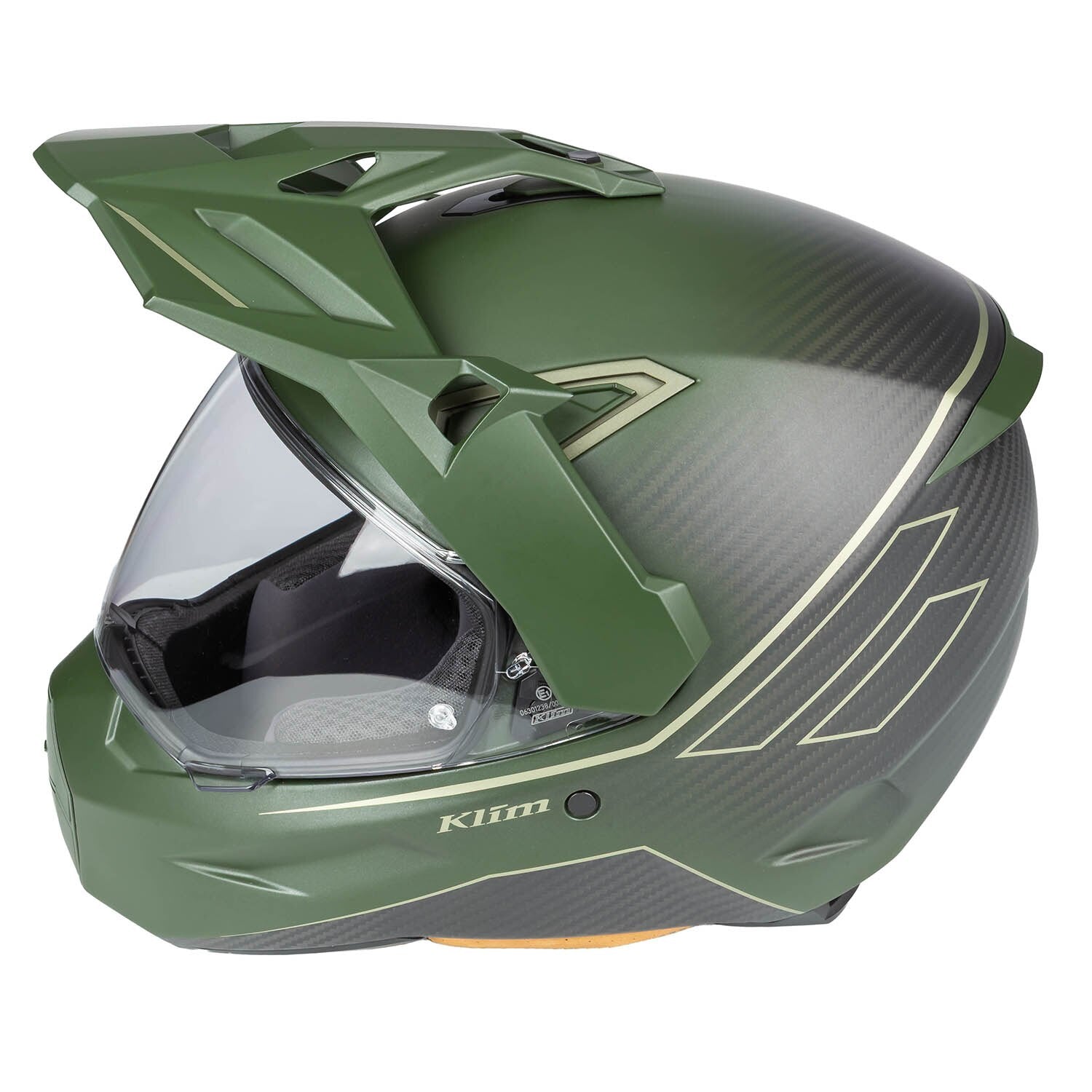 Klim X1 Alpha Helm ECE/DOT Quanta Matte Rifle Green - Oil Green