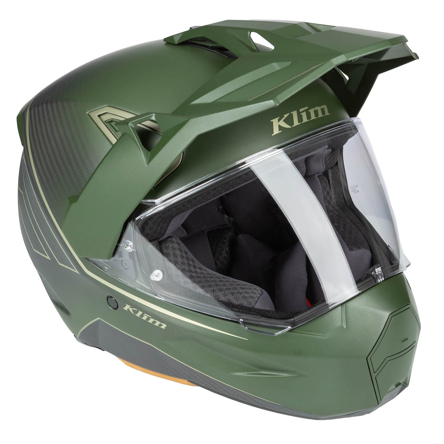 Klim X1 Alpha Helm ECE/DOT Quanta Matte Rifle Green - Oil Green