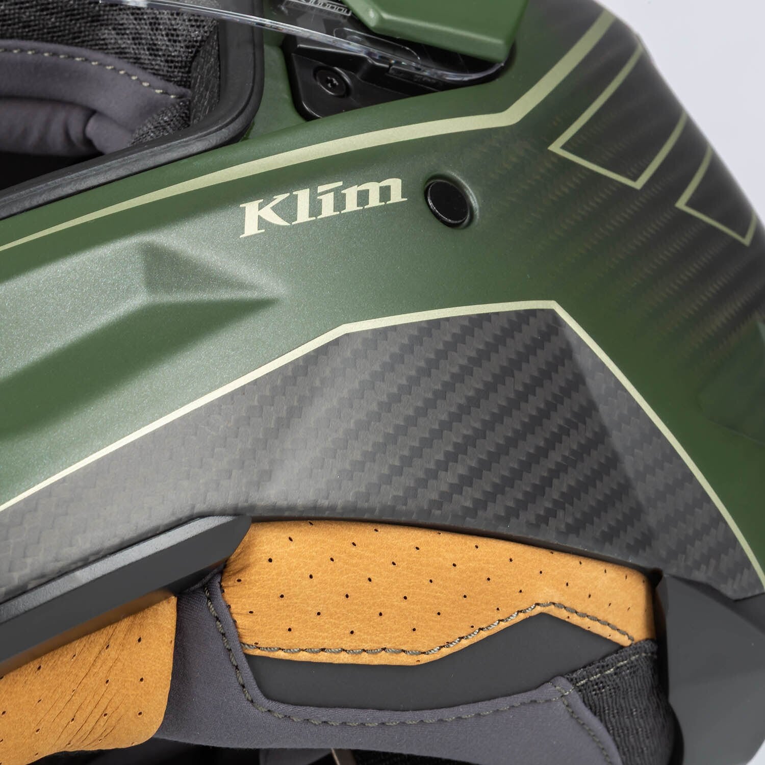 Klim X1 Alpha Helm ECE/DOT Quanta Matte Rifle Green - Oil Green