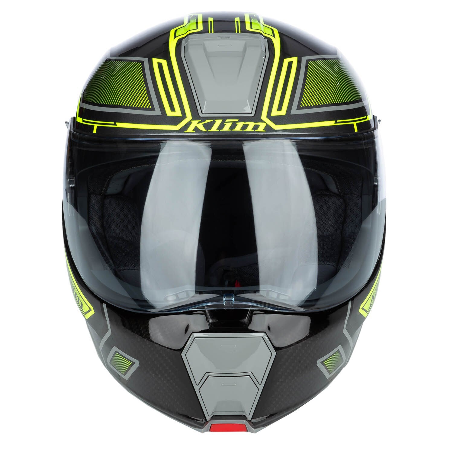 Klim GT1 Expedition Helm ECE/DOT Encrypted Gloss Asphalt - Hi-Vis