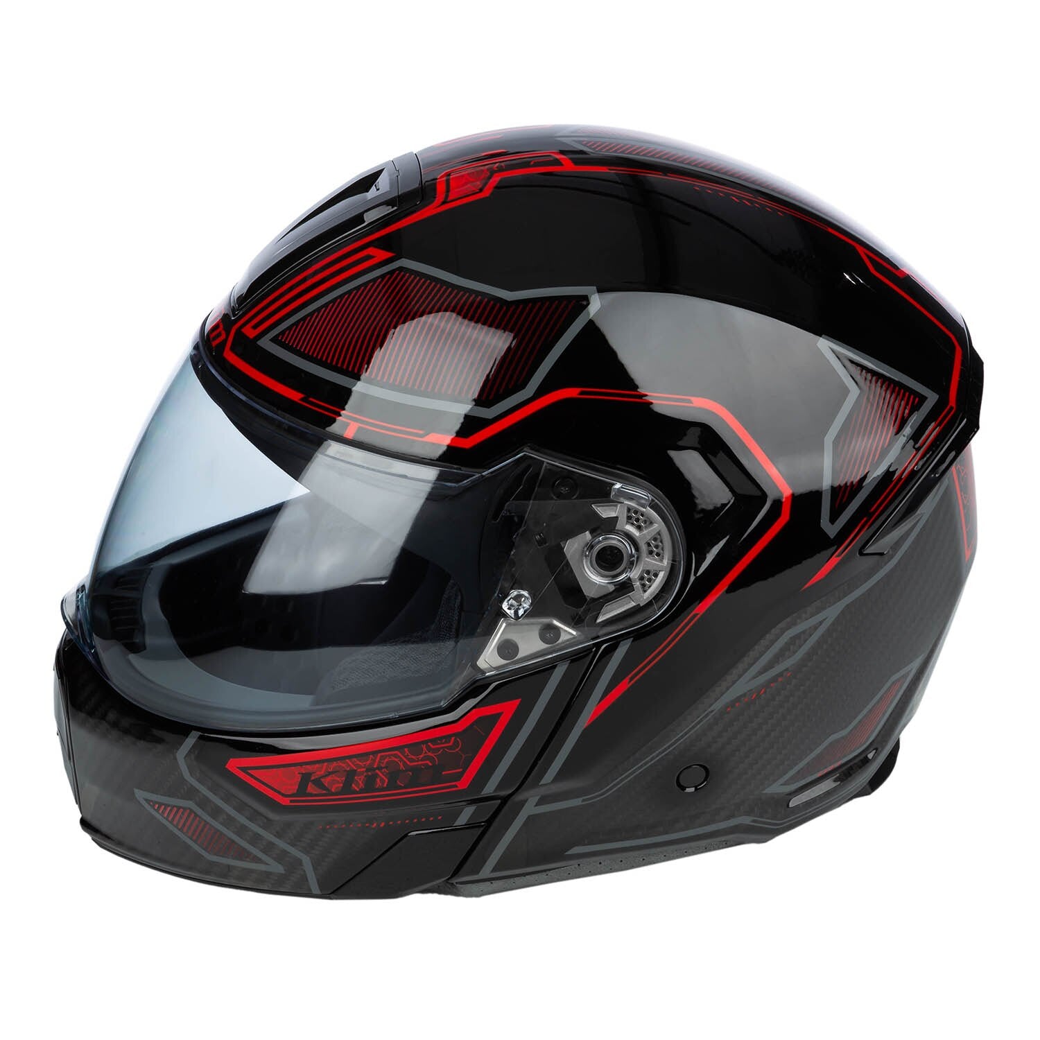 Klim GT1 Expedition Helm ECE/DOT Encrypted Gloss Black - Redrock