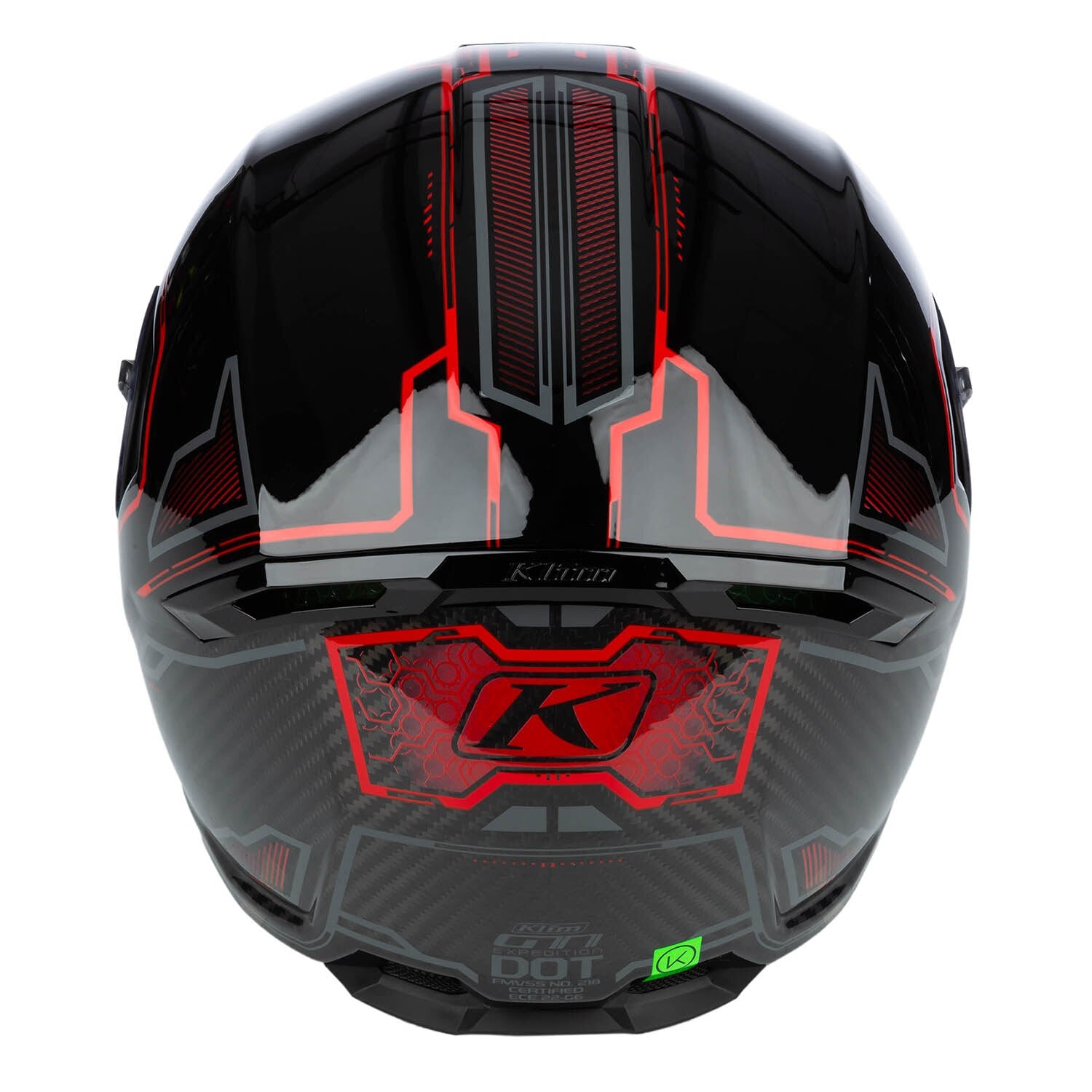 Klim GT1 Expedition Helm ECE/DOT Encrypted Gloss Black - Redrock