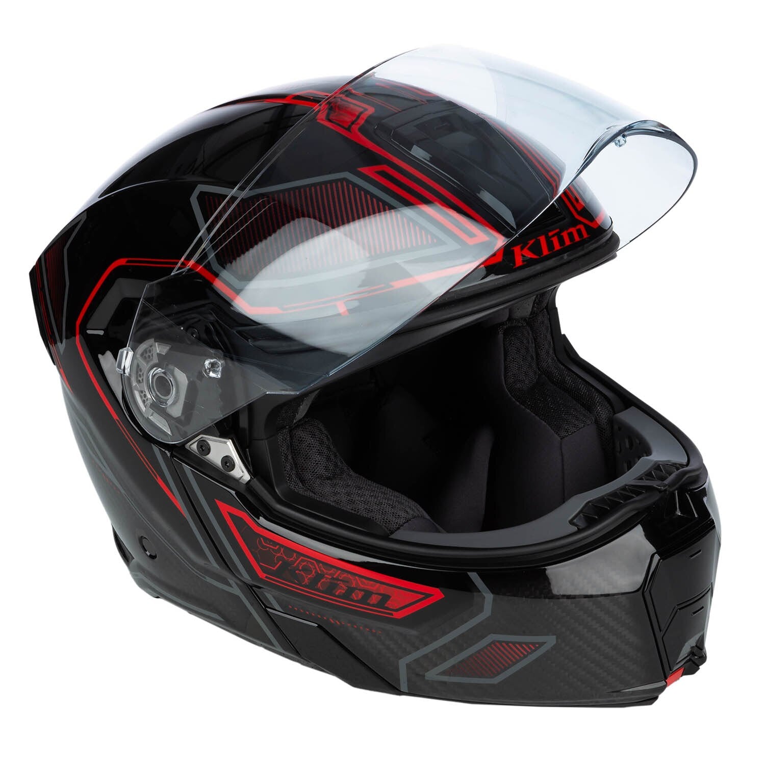 Klim GT1 Expedition Helm ECE/DOT Encrypted Gloss Black - Redrock