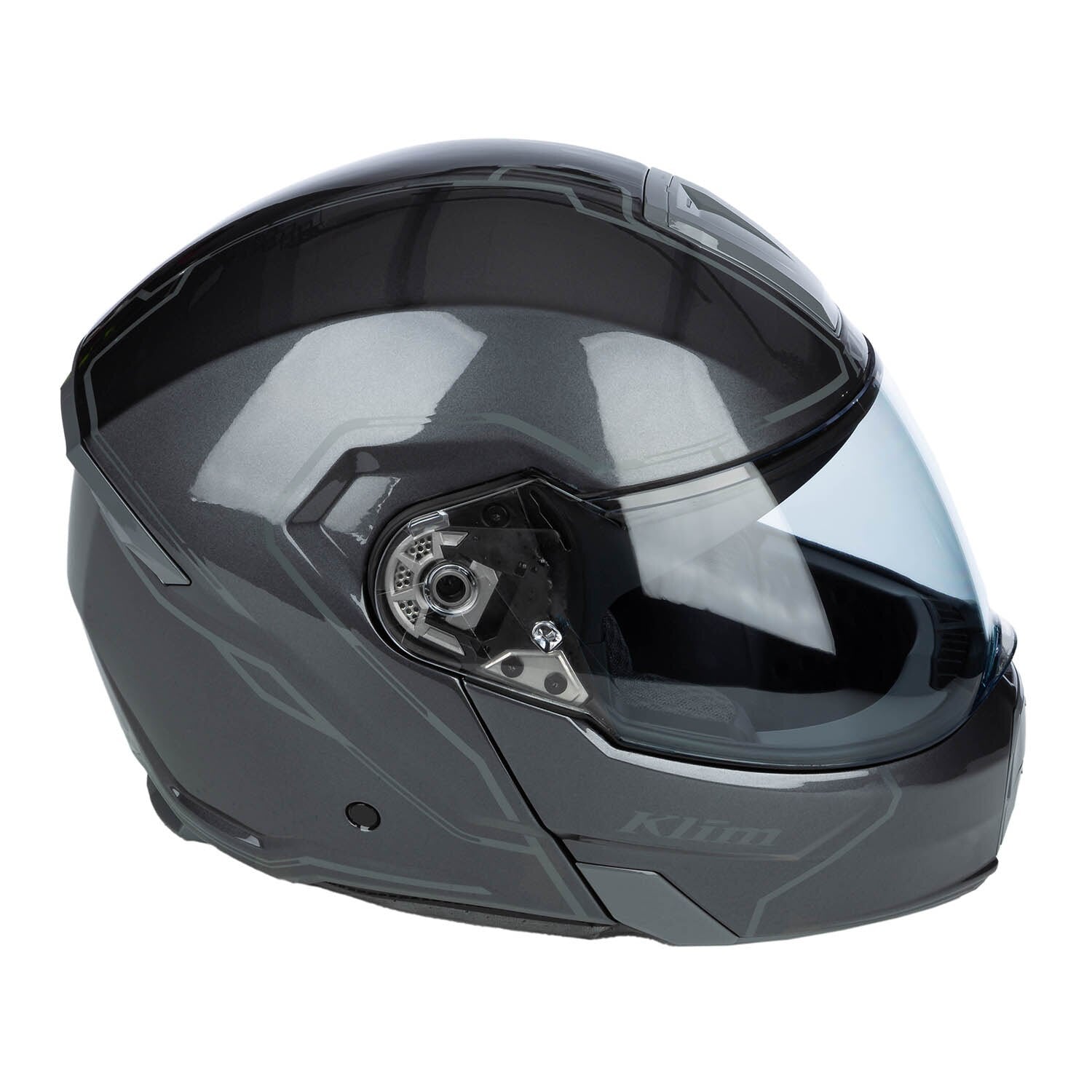 Klim GT1 Expedition Helm ECE/DOT Gloss Metallic Asphalt