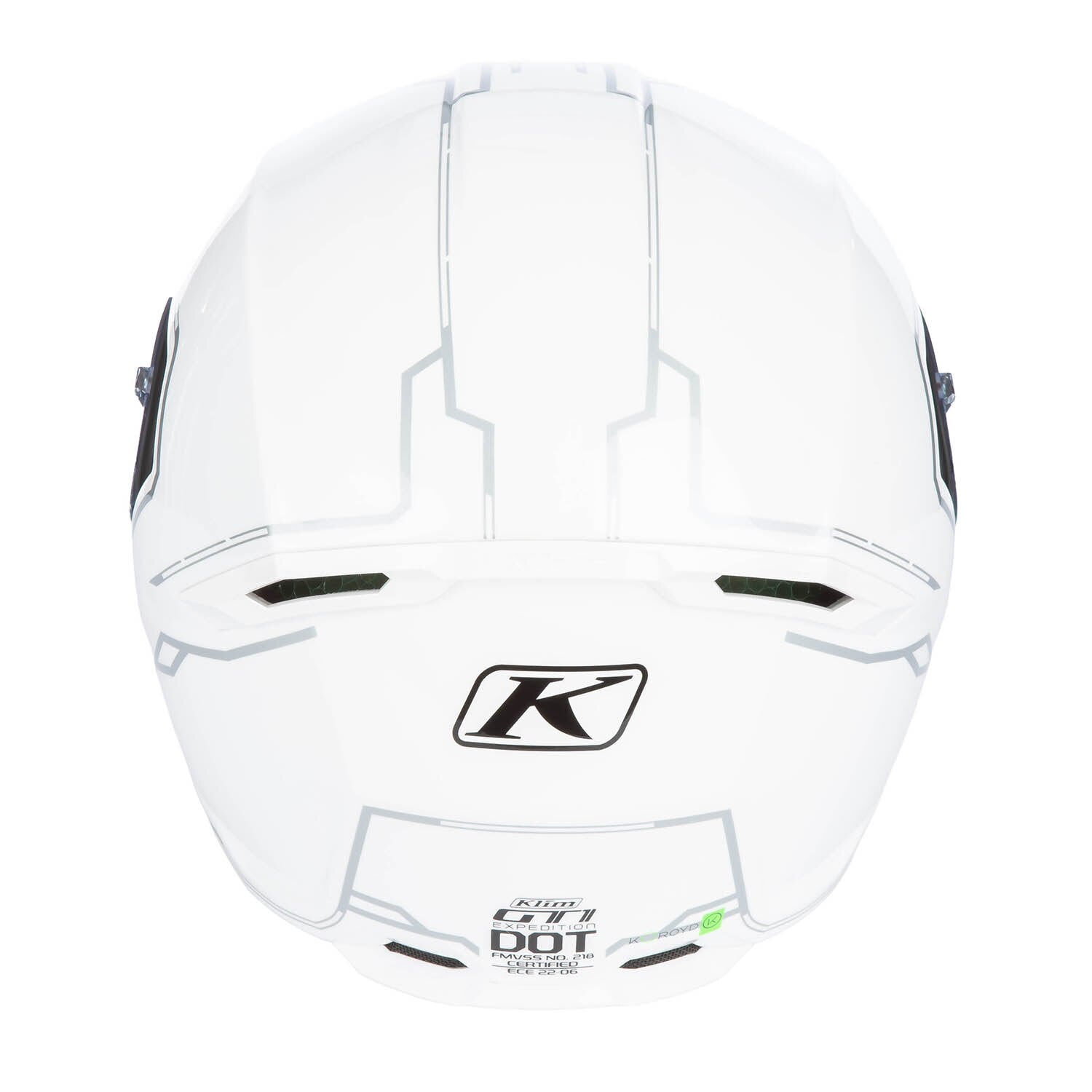 Casque Klim GT1 Expedition ECE/DOT Gloss White