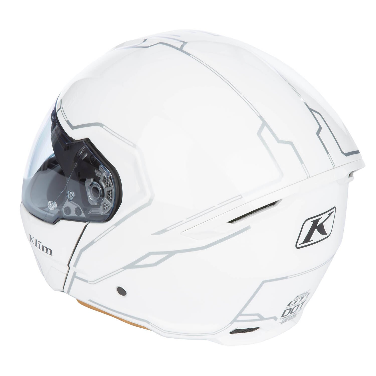 Casque Klim GT1 Expedition ECE/DOT Gloss White