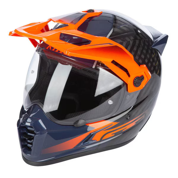 Klim Krios Pro Peak Visor Striking Orange - Petrol