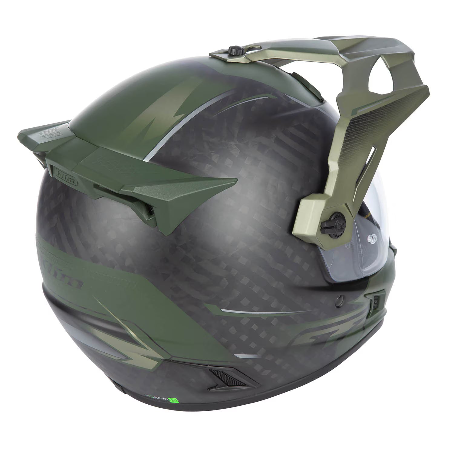 Klim Krios Pro Helm ECE/DOT Echo Matte Black - Rifle Green - Oil Green