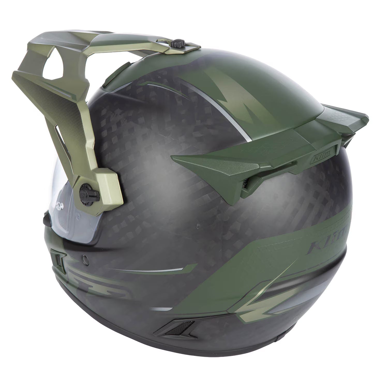 Klim Krios Pro Helm ECE/DOT Echo Matte Black - Rifle Green - Oil Green