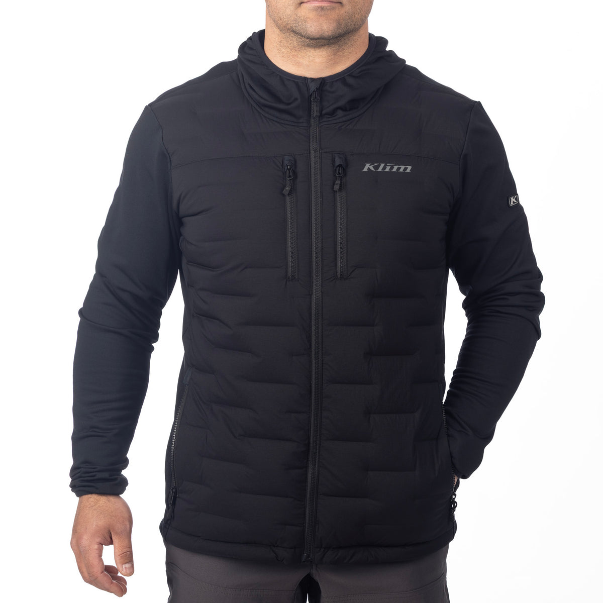 Klim Boulder Hybrid Hooded Jacket – Black