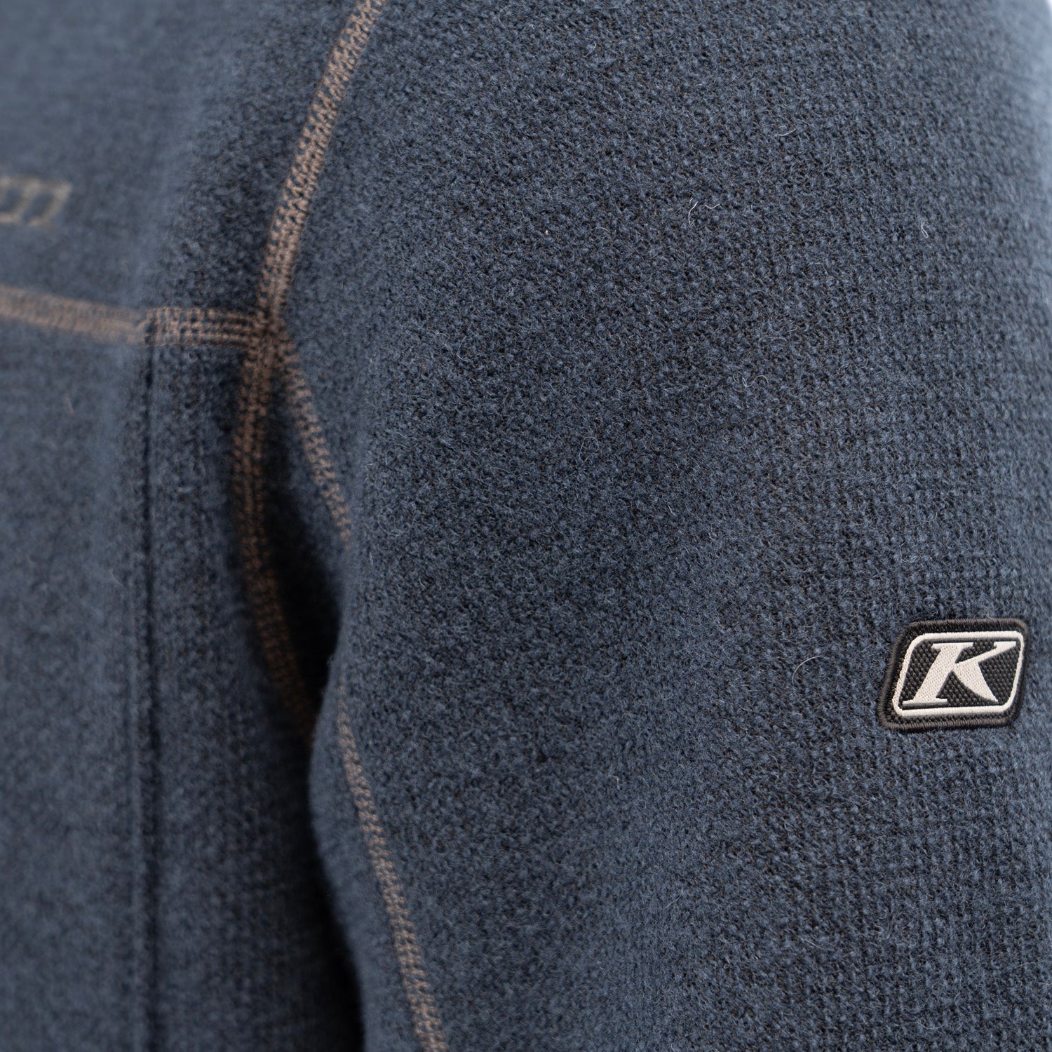 Klim Bighorn Canyon Wool Fleece Hoodie Dress Blue Heather LG