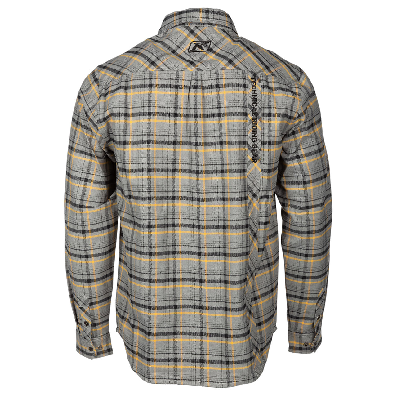 Klim Highland Monument Gray - Vibrant Yellow Flannel Shirt