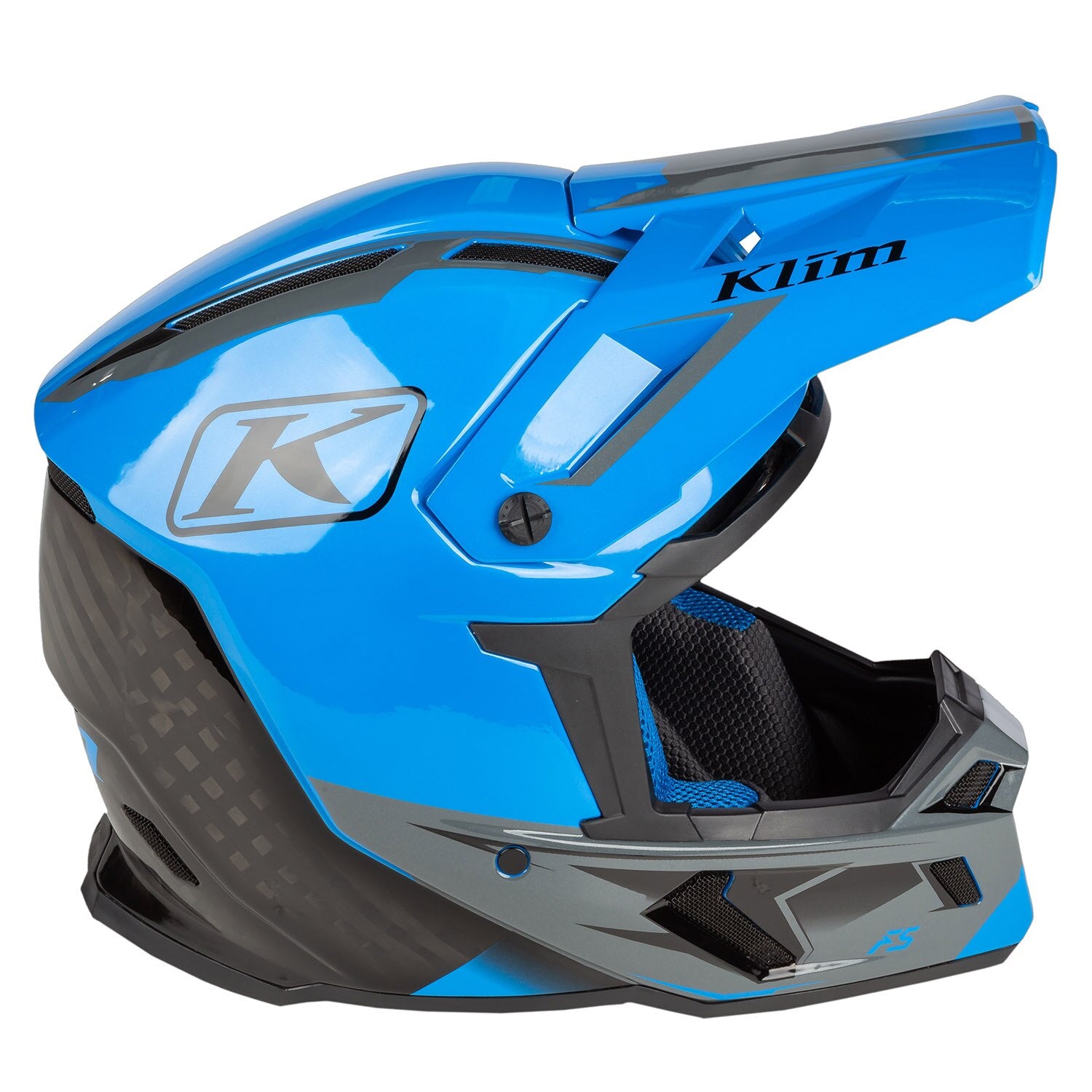 Klim F5 Helm ECE Legion Electric Blue Lemonade