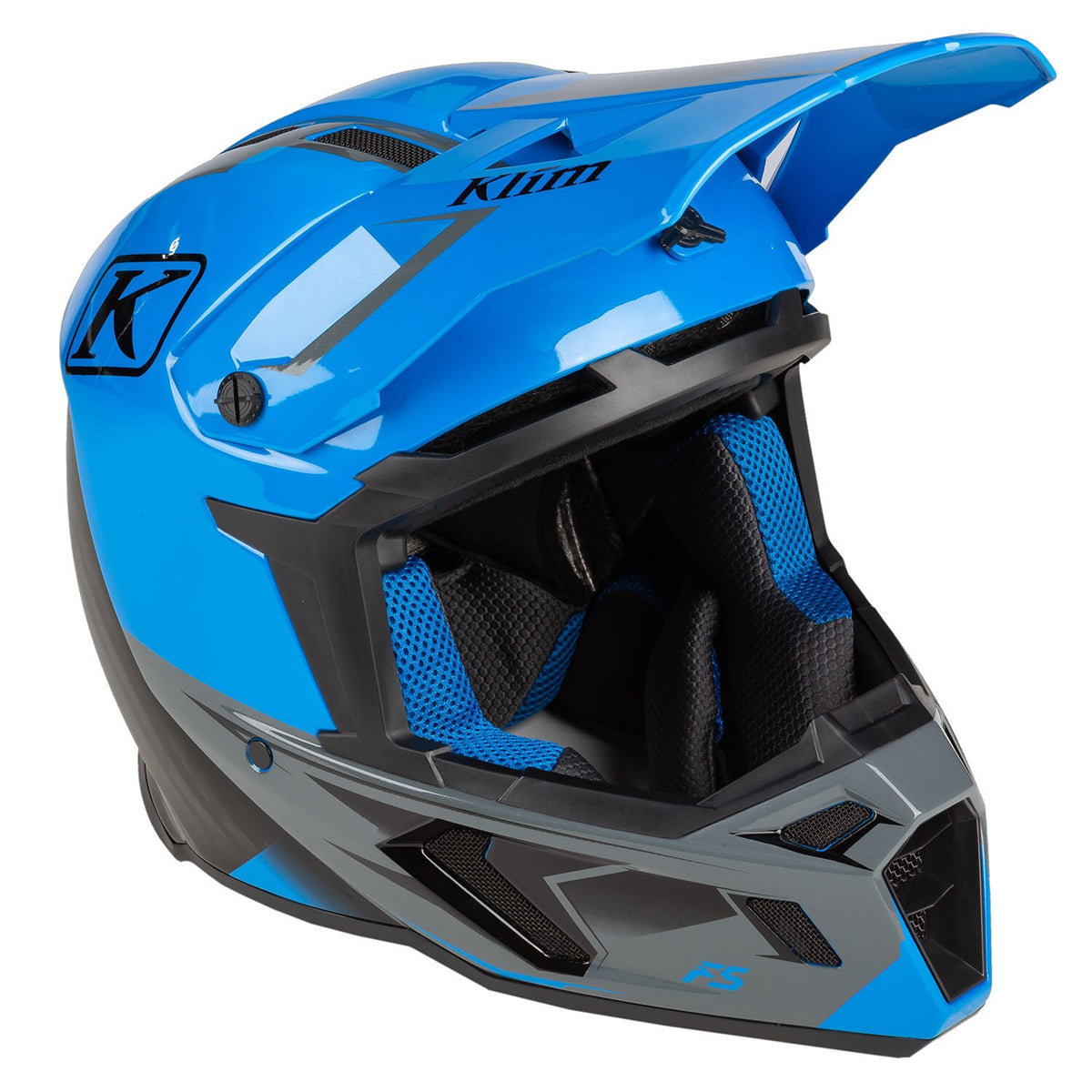 Klim F5 Helm ECE Legion Electric Blue Lemonade