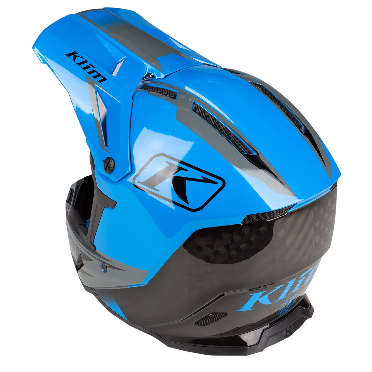 Klim F5 Helm ECE Legion Electric Blue Lemonade