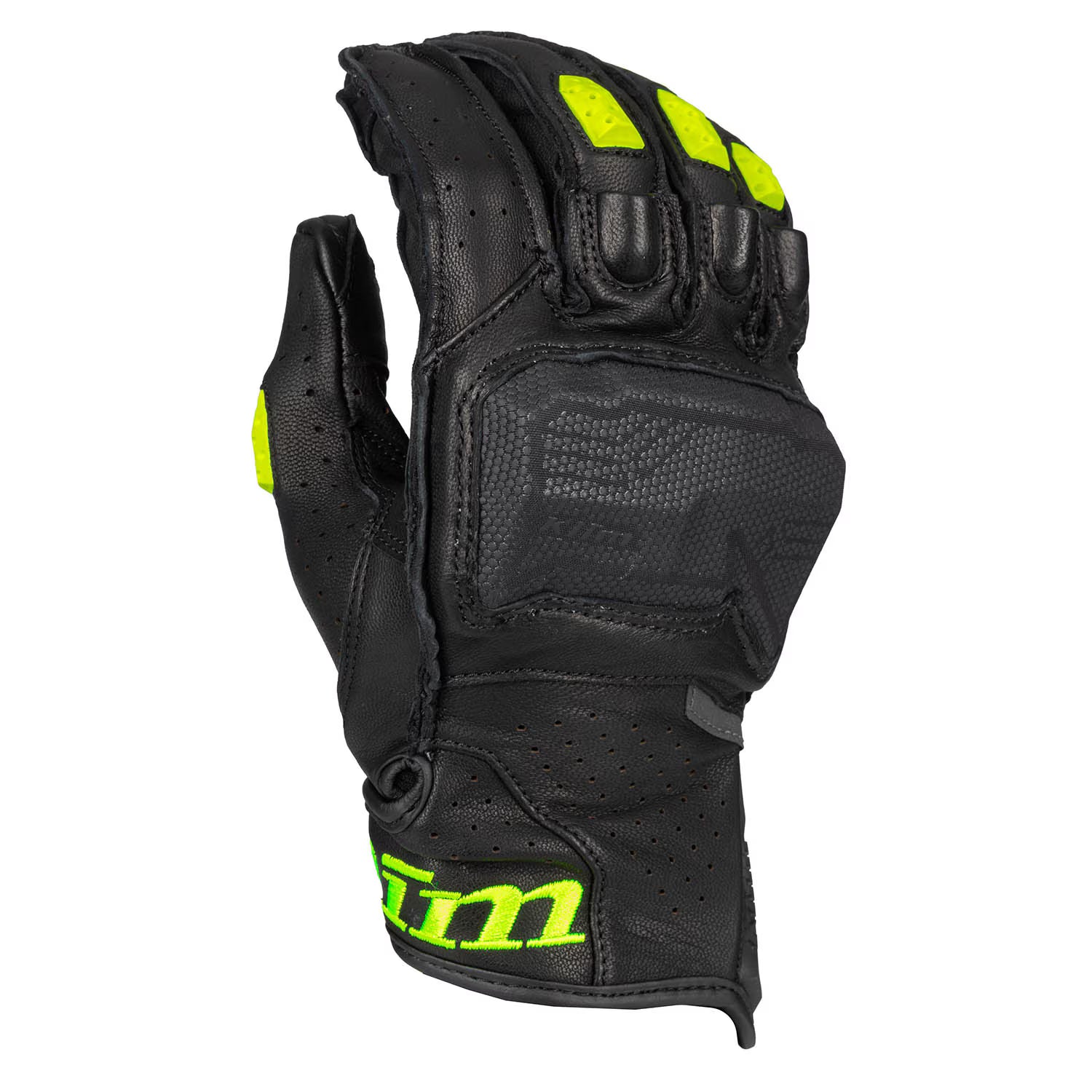 KLIM Badlands Aero Pro Short Handschuhe Black - Hi-Vis Gen 4