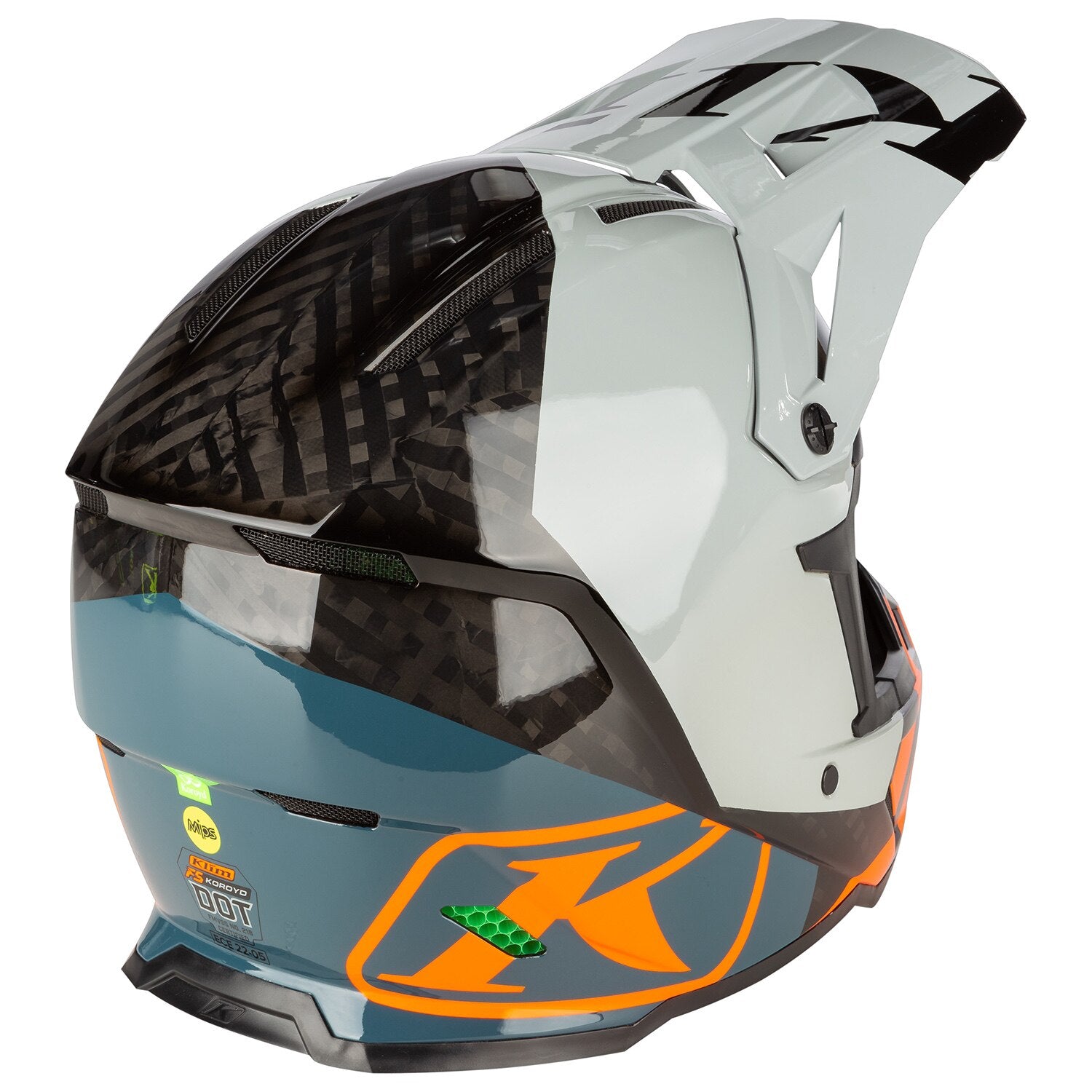 Klim F5 Koroyd Helm ECE/DOT Ascent Striking Petrol