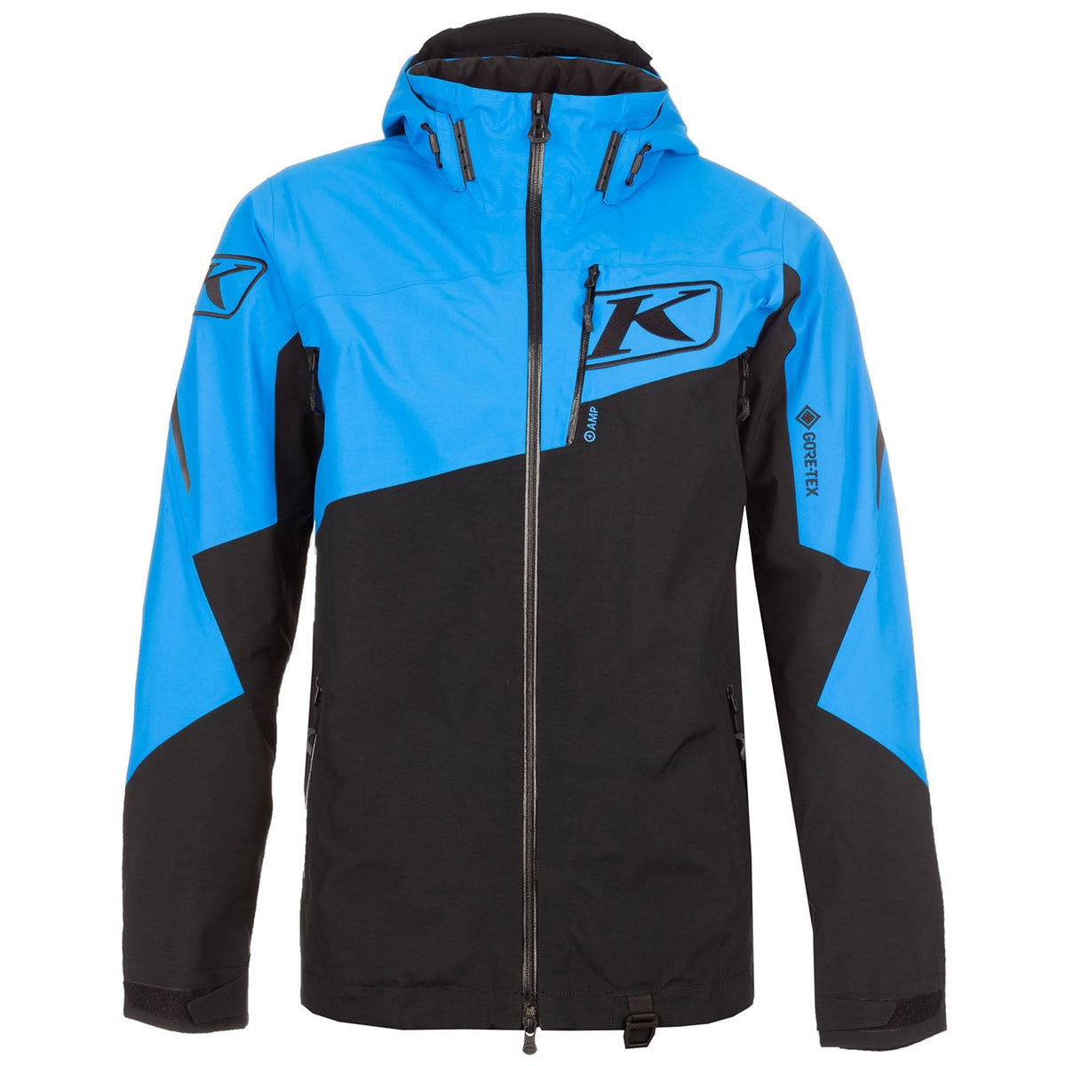 Klim Storm Jacket – Electric Blue Lemonade - Black