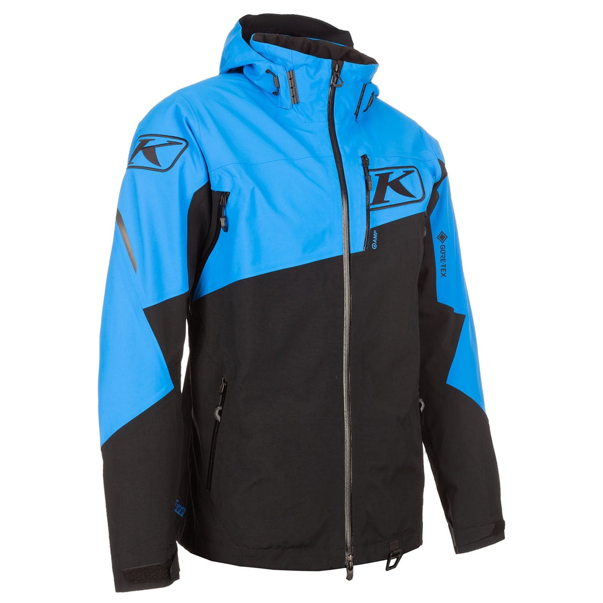 Klim Storm Jacket – Electric Blue Lemonade - Black