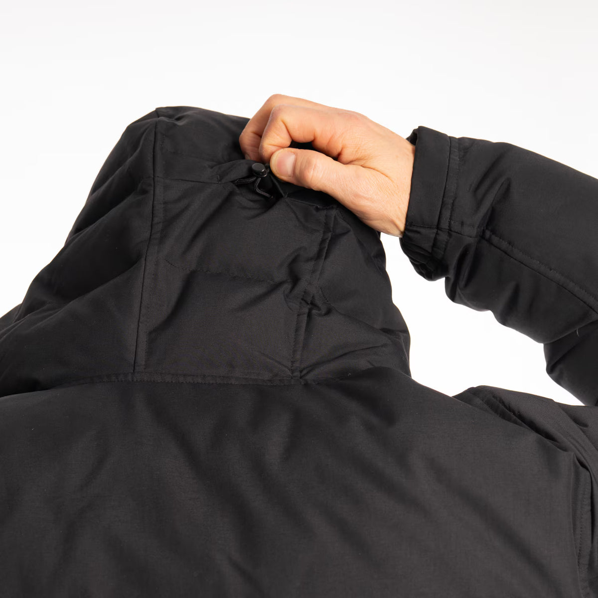 Klim Sawtooth Down Hooded Jacke – Black