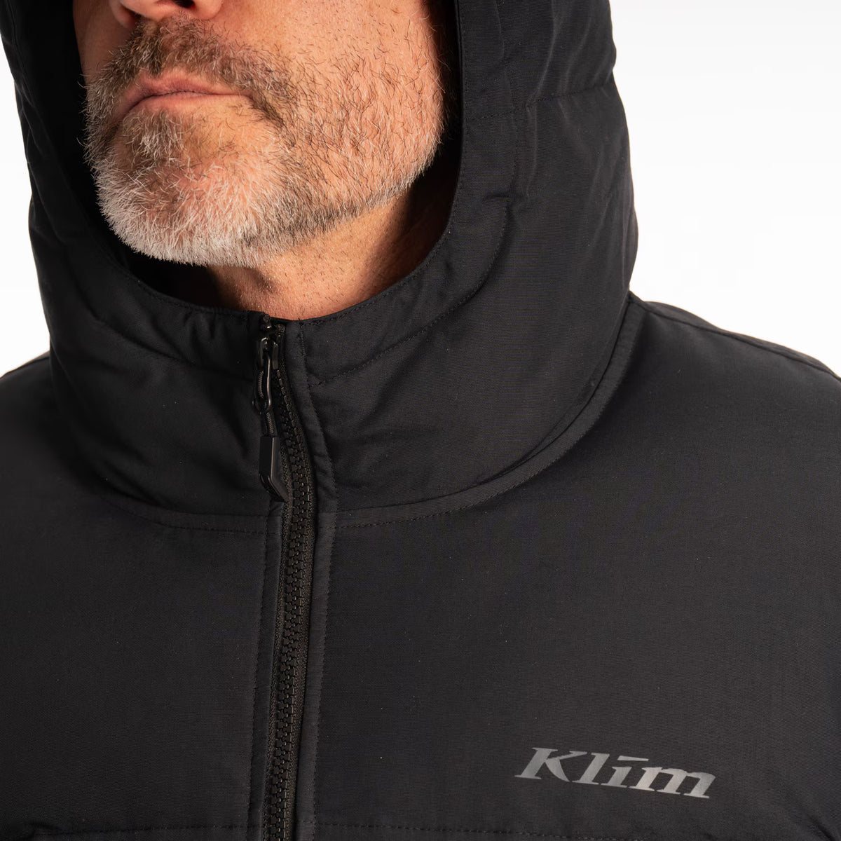 Klim Sawtooth Down Hooded Jacke – Black