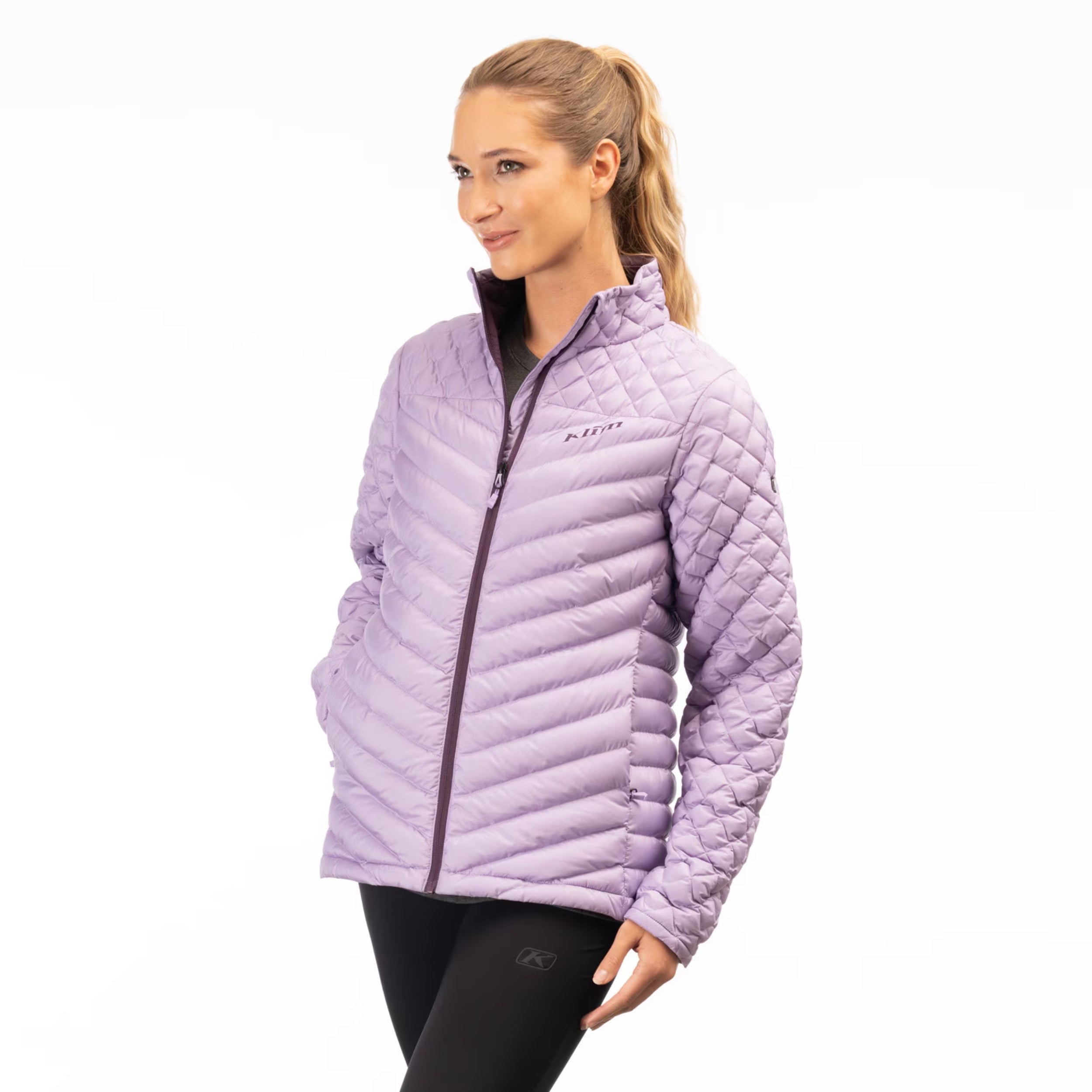 Klim Women's Antora Featherless Jacket MD Lavender Heist Shadow Purple