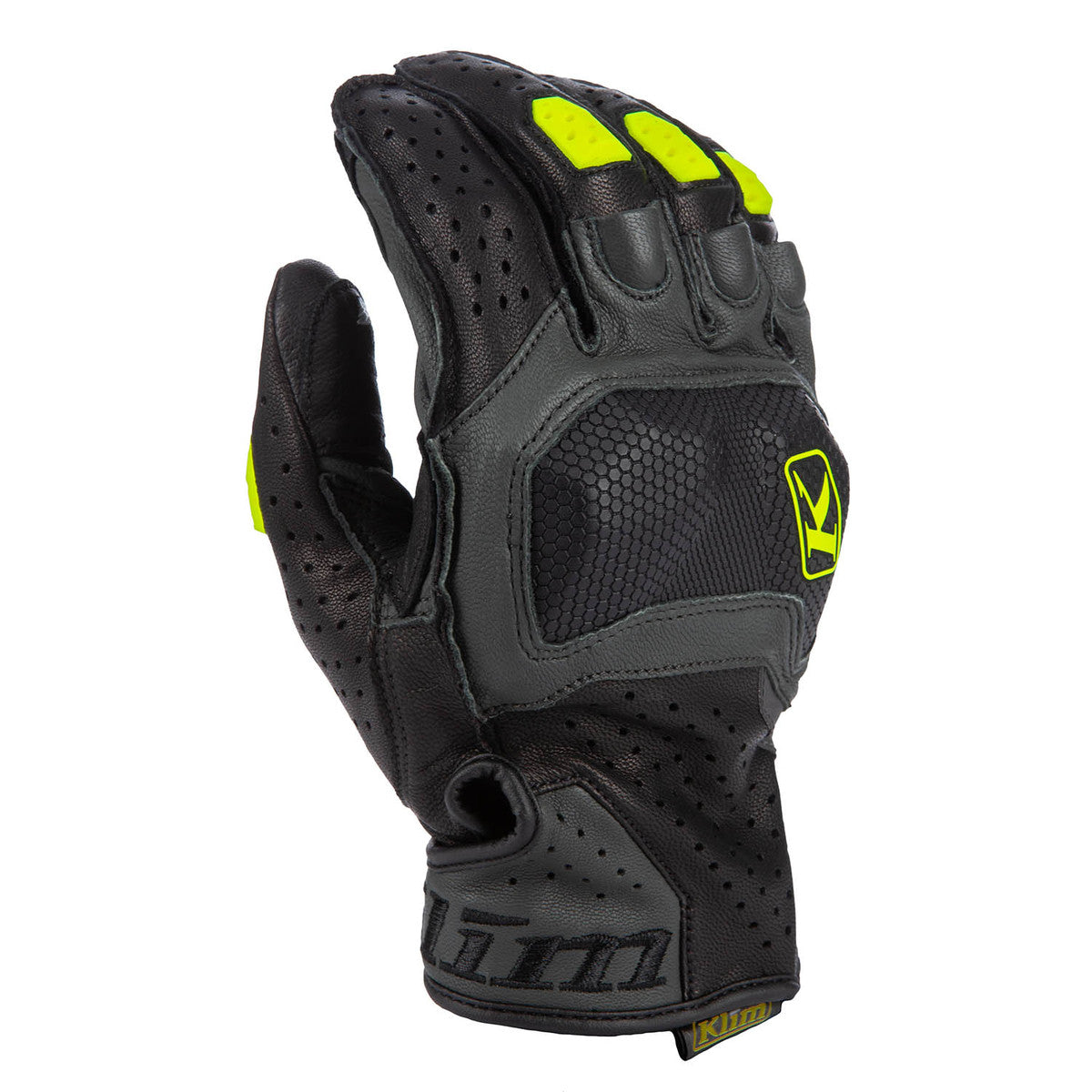 Klim Badlands Aero Pro Short Glove Black - Hi-Vis