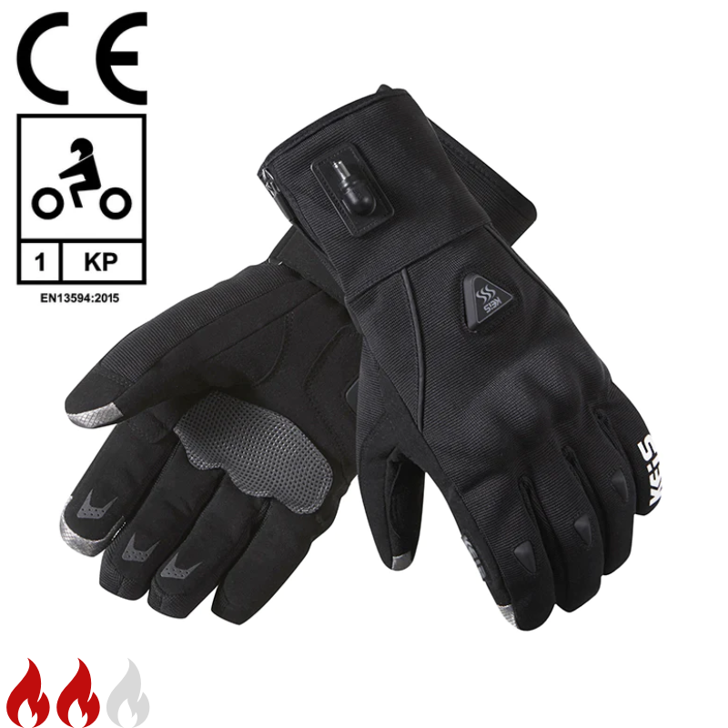 Keis - G701S Court - Gants moto chauffants