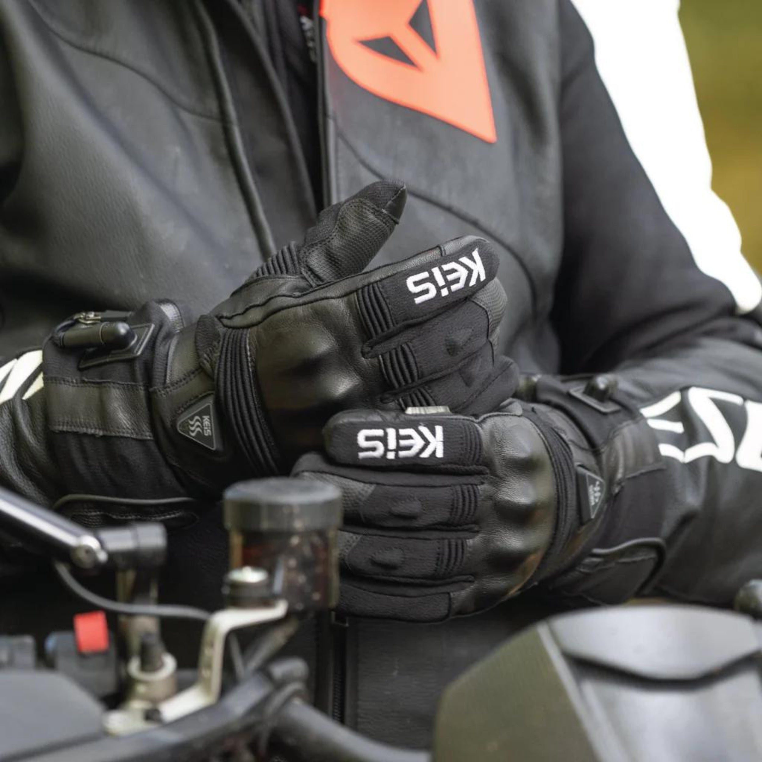 Keis - G601 - Gants moto chauffants