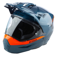Klim X1 Alpha Helmet ECE/DOT Gloss Concept Petrol Strike Orange