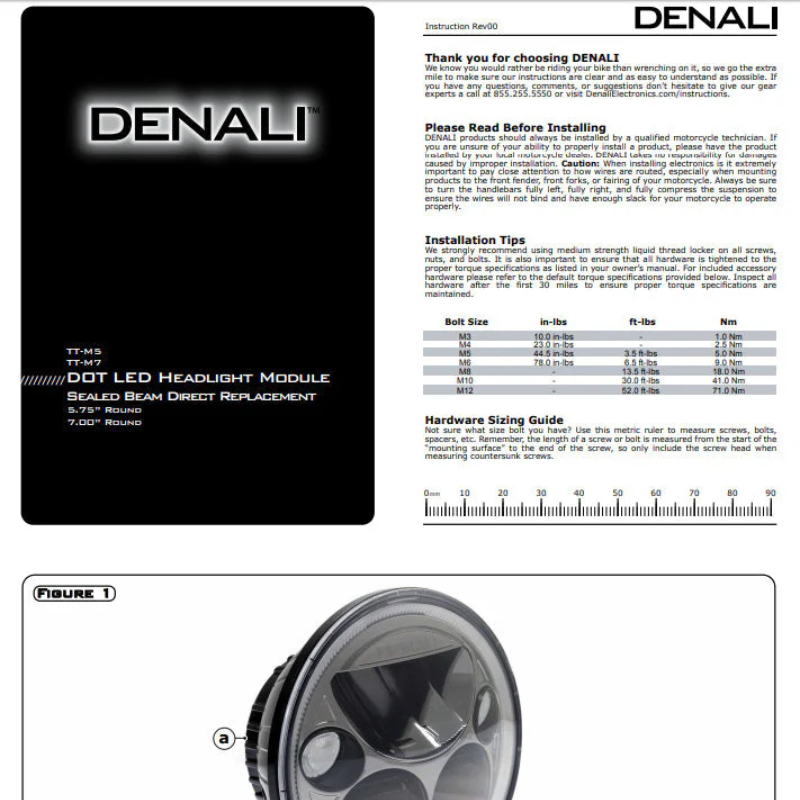 Denali M5 E-Mark LED-Scheinwerfermodul – 5,75 Zoll
