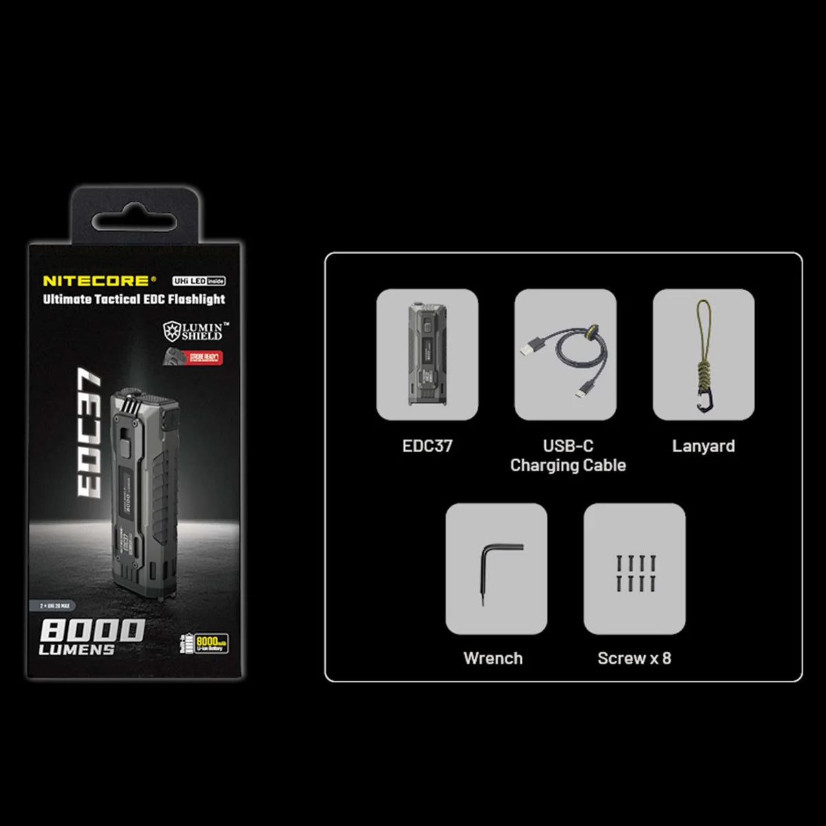 Nitecore EDC37 flashlight