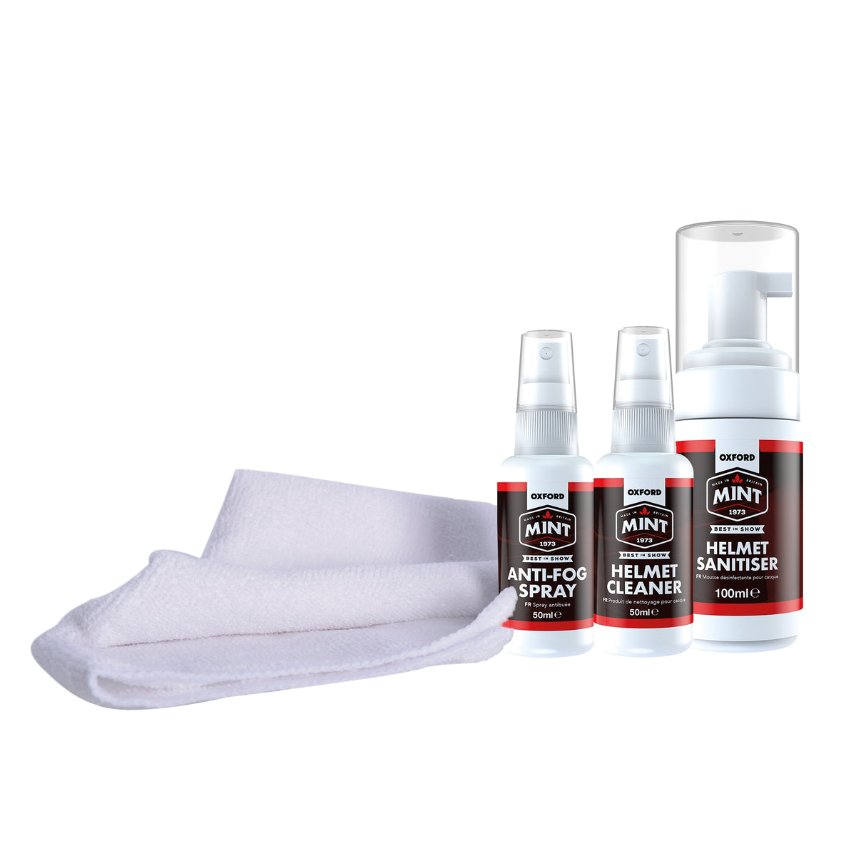 Kit d’entretien pour casque Oxford Mint