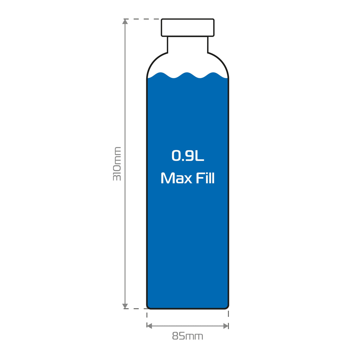 Oxford AQUA 1.0L Insulated Flask Edelstahlflasche