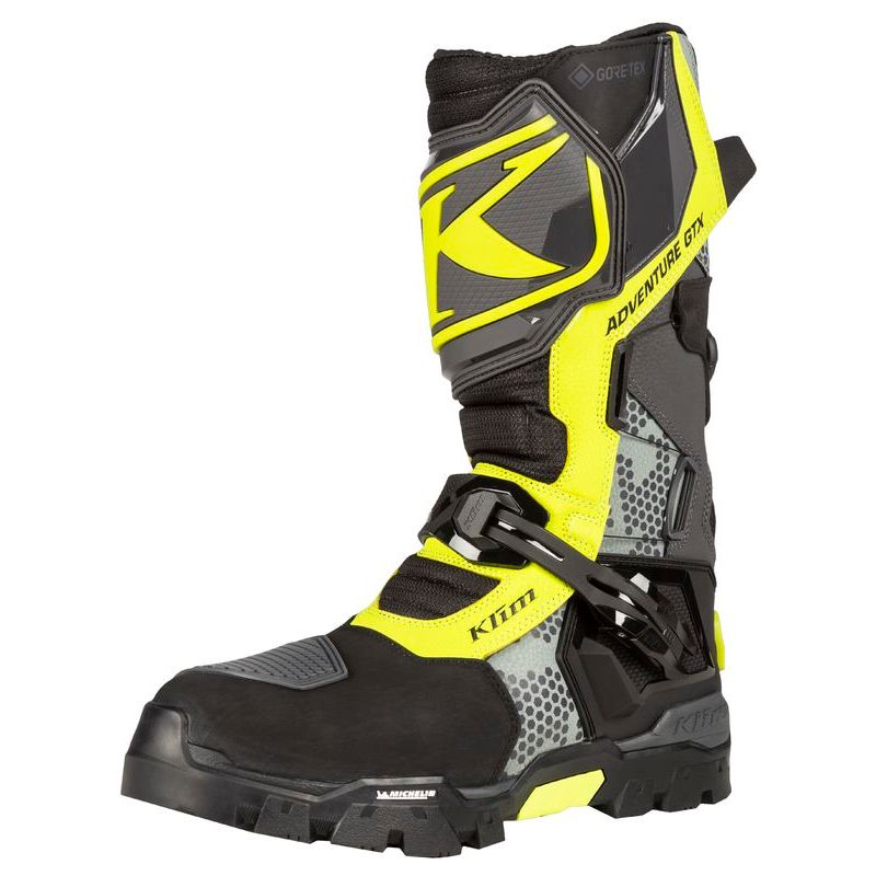 Klim Adventure GTX Bottes - Asphalt Haute-Visibilité