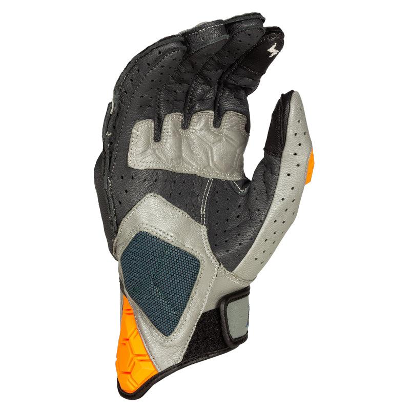 Klim Badlands Aero Pro Short Glove Petrol Strike Orange