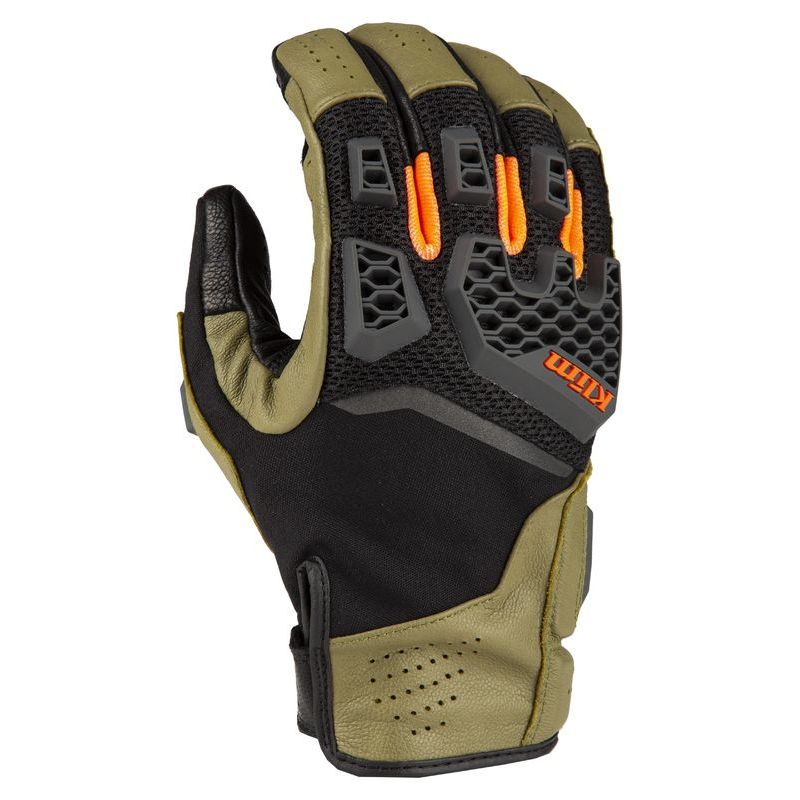 Klim Baja S4 Gants - Sage / Strike Orange