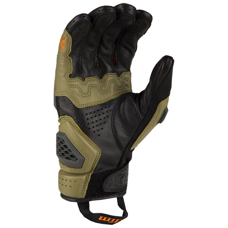 Klim Baja S4 Gants - Sage / Strike Orange