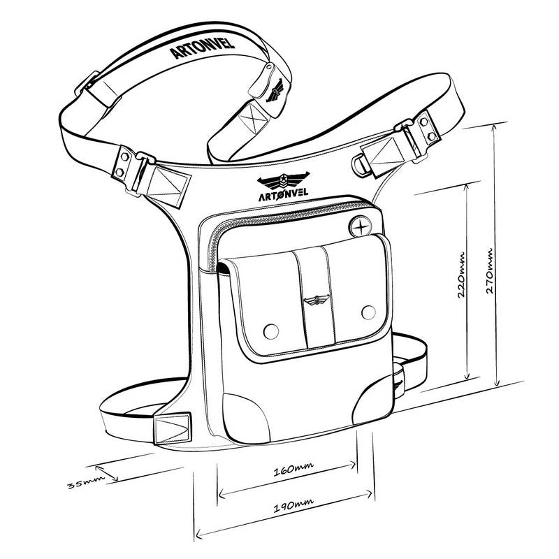Artonvel - Sacoche de jambe - Aviator