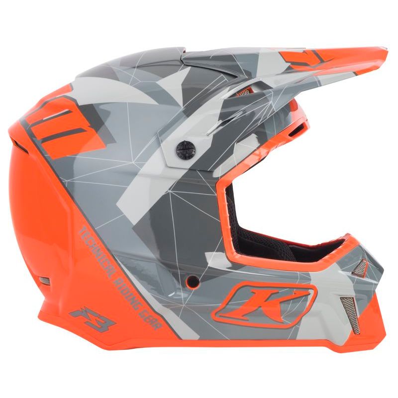Klim F3 Helmet ECE Gray Camo