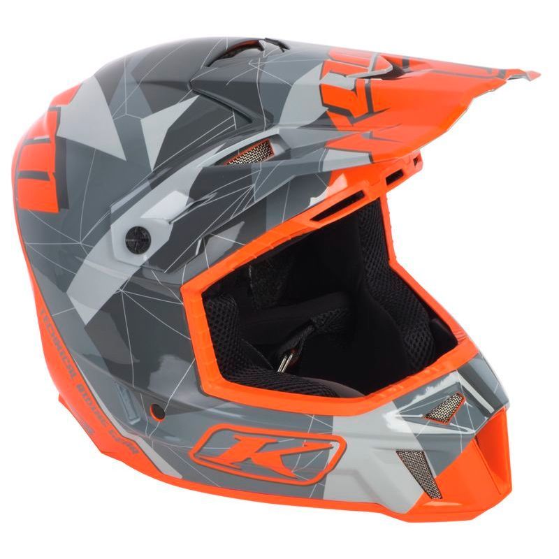 Klim F3 Helmet ECE Gray Camo