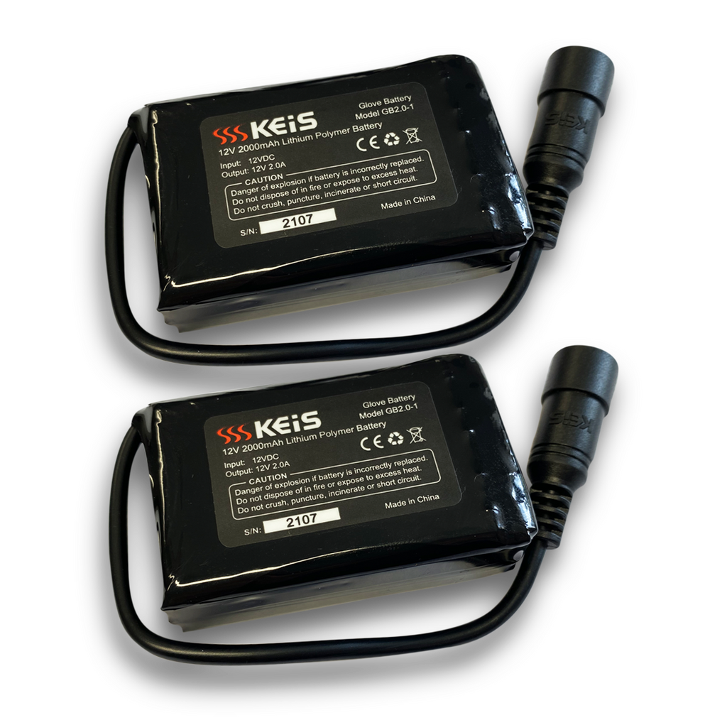 Keis - Batteries 4A pour gants