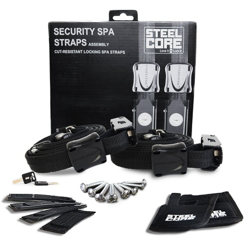 Steelcore - Sangles de sécurité pour Spa - paire